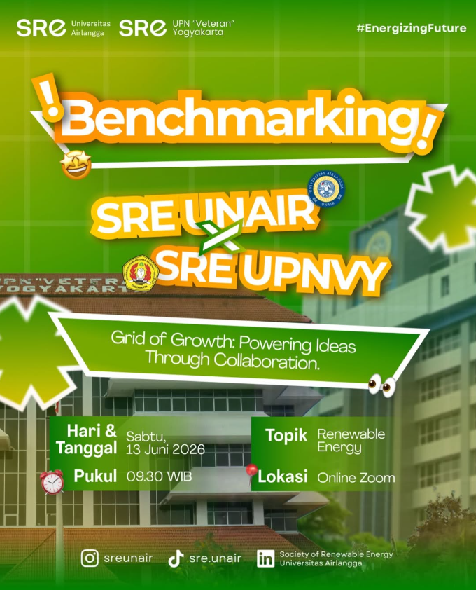 BENCHMARKING SRE UNAIR × SRE UPNVY: Grid of Growth: Powering Ideas Through Collaboration