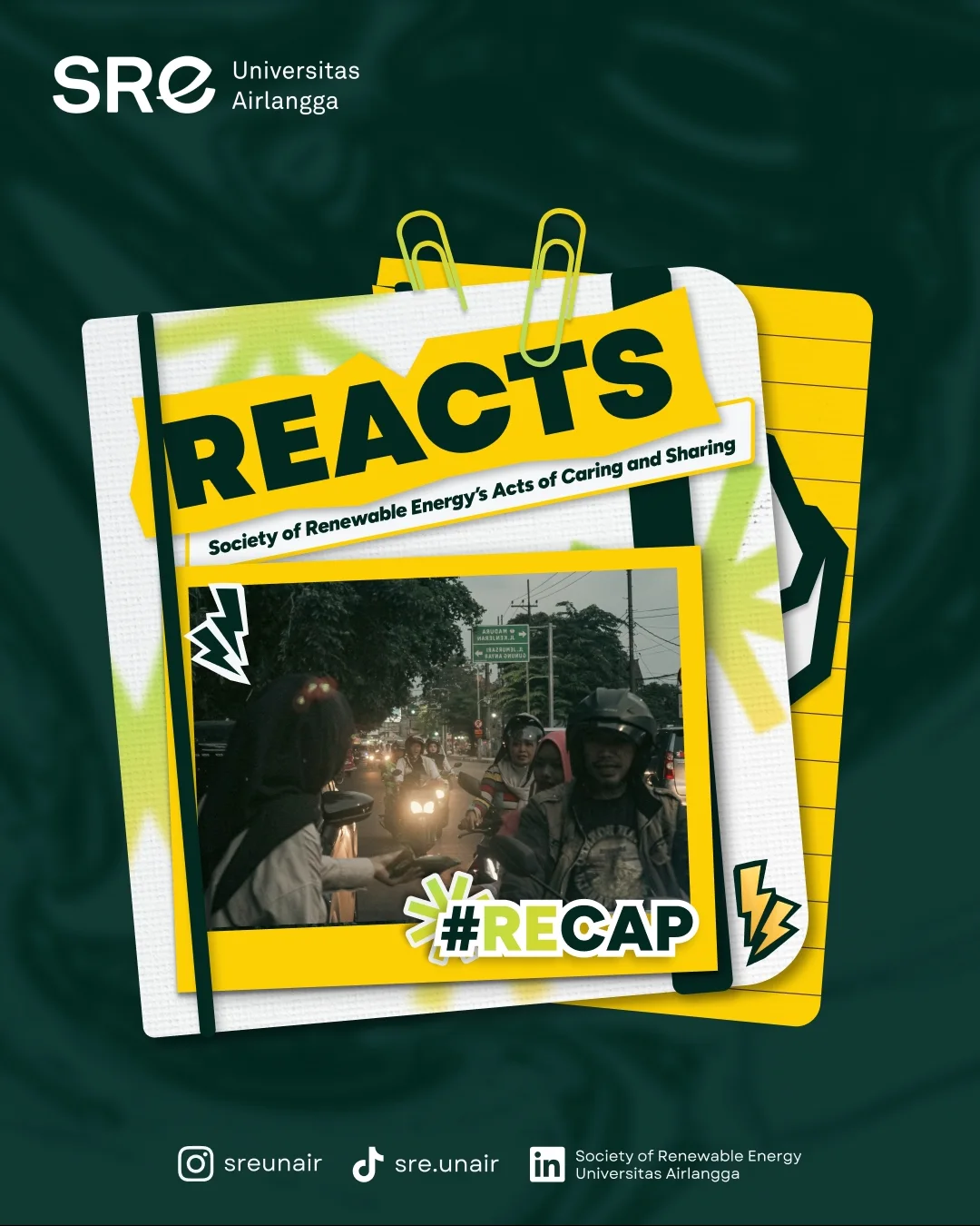 REACTS: Society of Renewable Energy’s Acts of Caring and Sharing